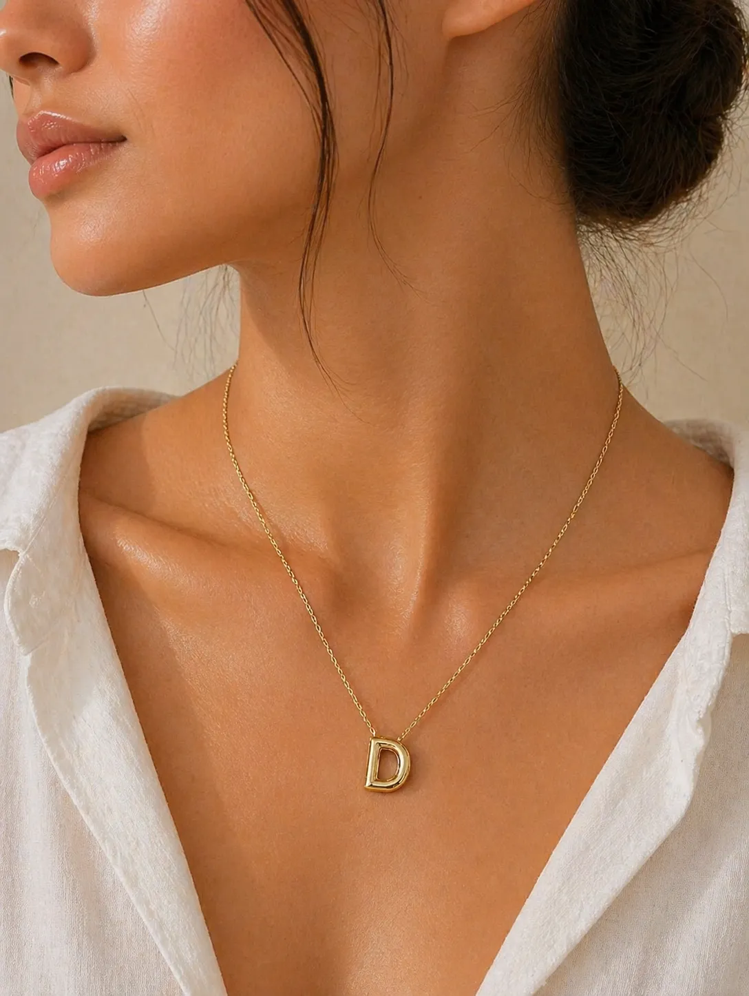 Favori Marka D Harfi Kolye