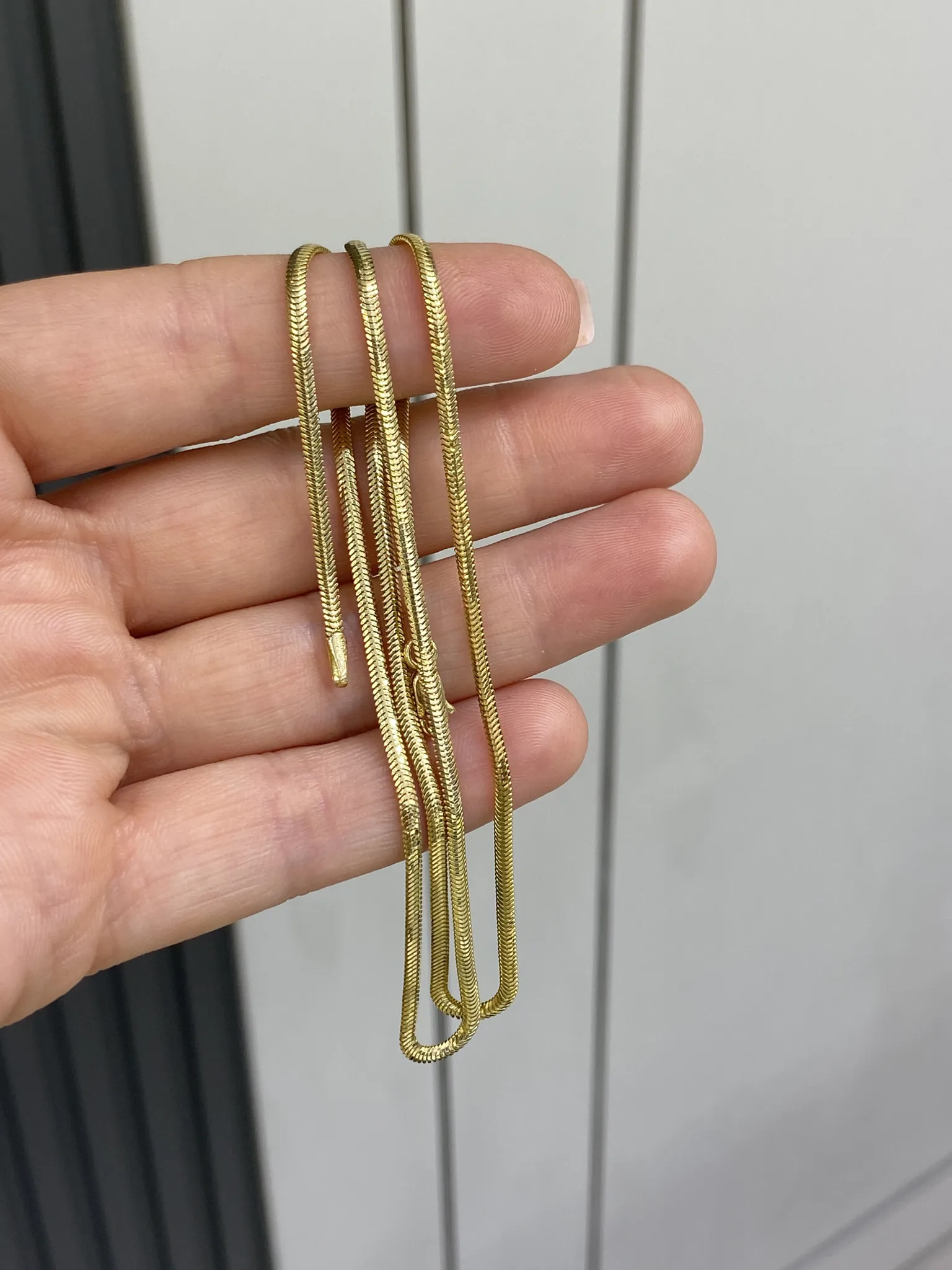 Favori Marka Balık Sırtı Model Zincir 50 cm 
