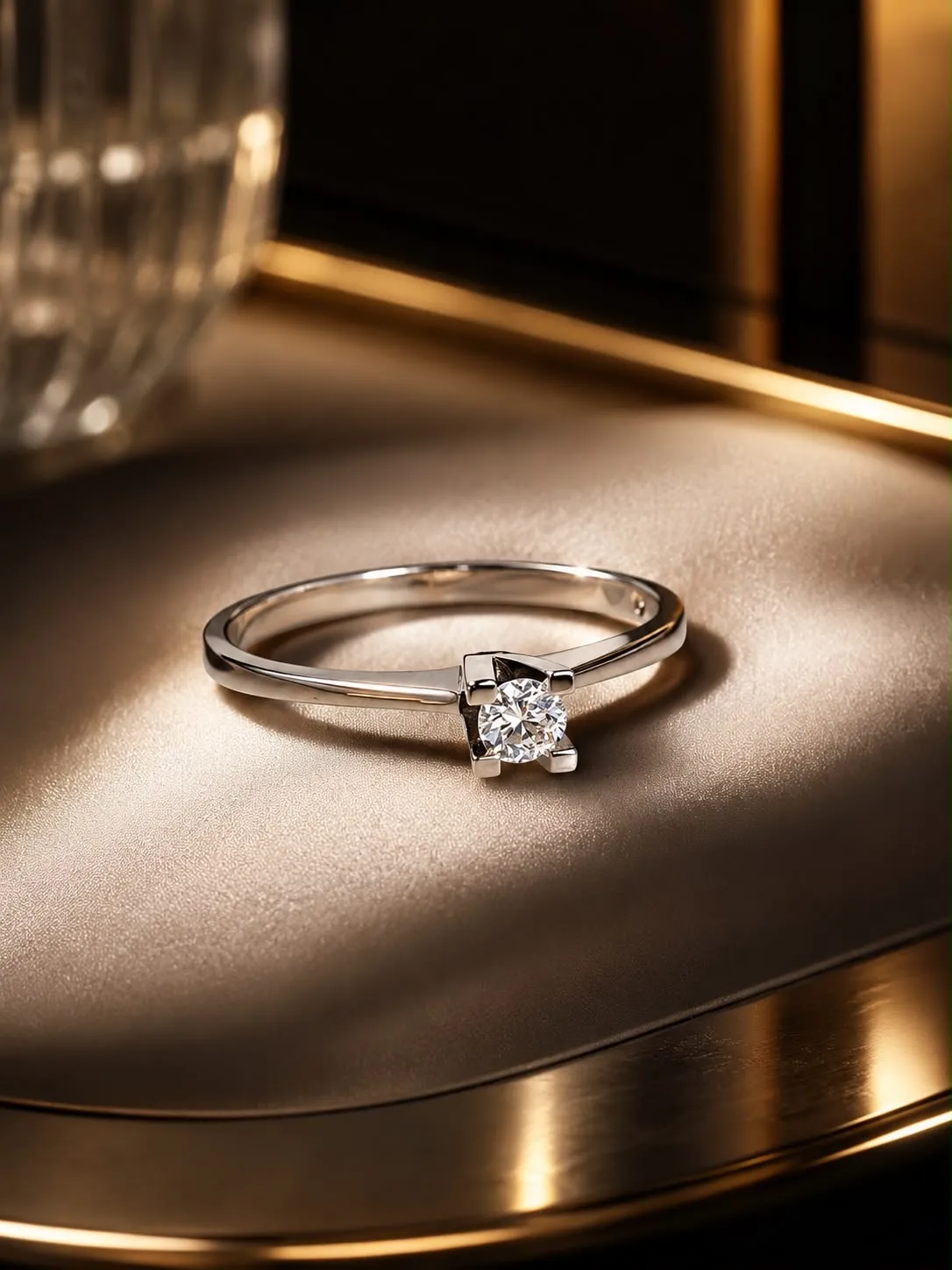 BlueDiamond Tek Taş Model Pırlanta Yüzük